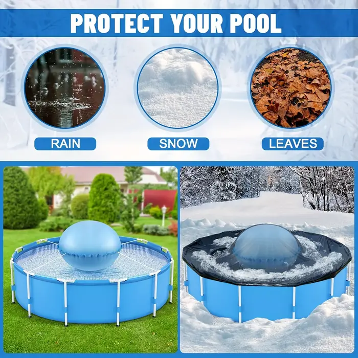 Coussin de piscine épais d'hiver