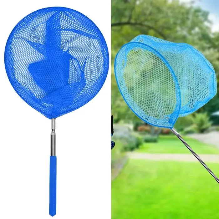 Filets de piscine pour le nettoyage, filet de skimmer télescopique, filets de pêche pour skimmer de