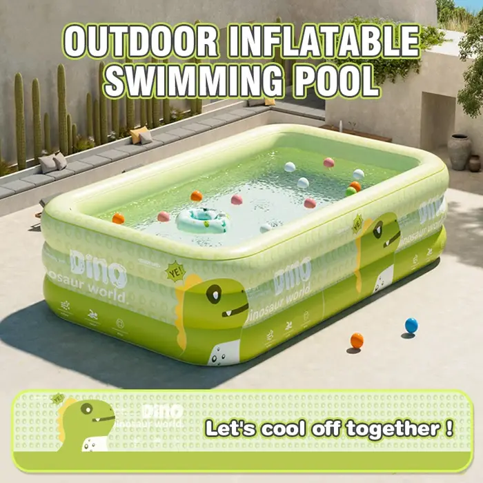 Grande piscine gonflable pliable