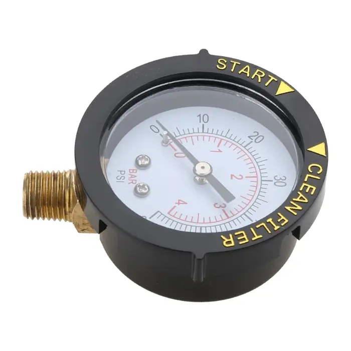 Jauge de pression d'eau utilitaire pour piscine