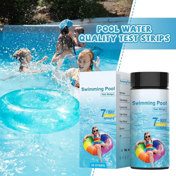 Bandelettes de test d'eau de piscine 7 en 1