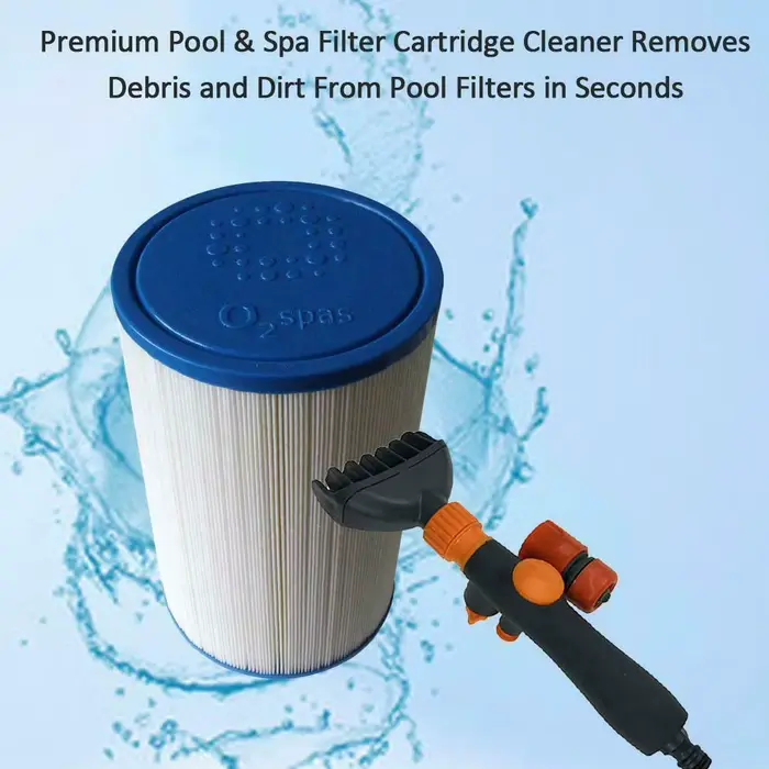Nettoyeur de cartouches filtrantes Premium pour piscine et Spa