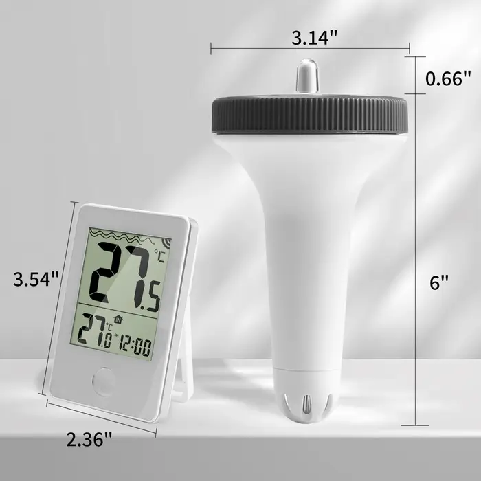 Therye.com-piscine numérique flottante sans fil, étanche IP67, avec moniteur de température, pour aq