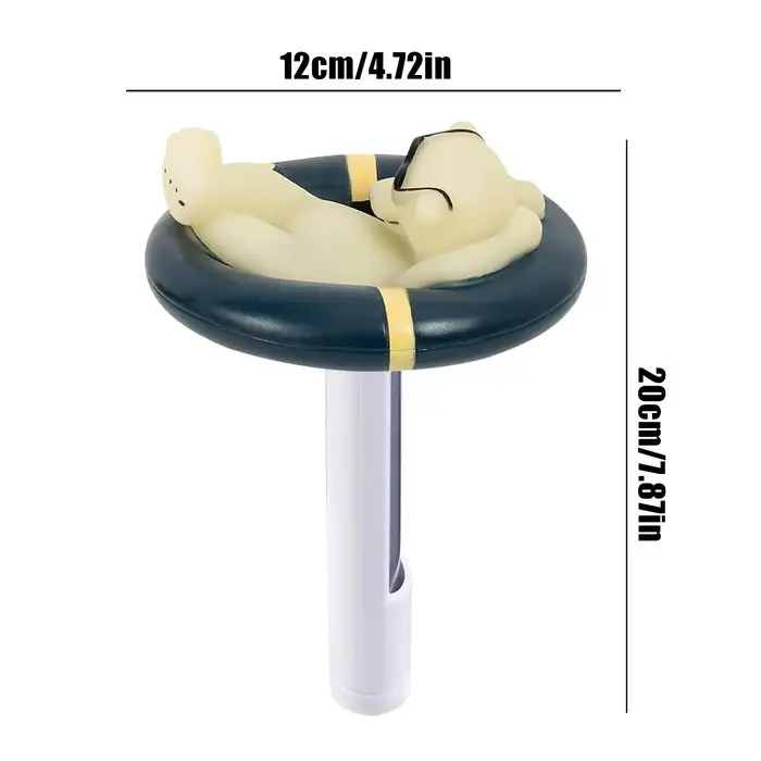 Thermomètre de piscine flottant ours polaire