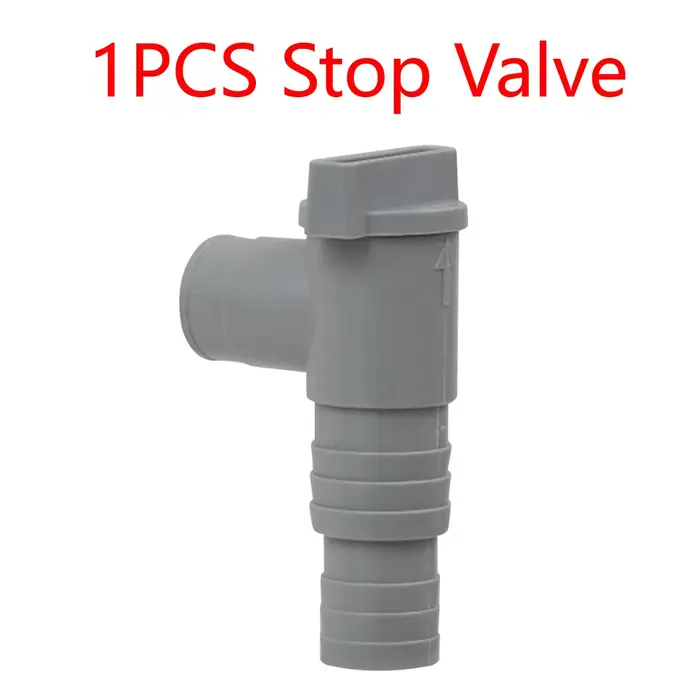 Vanne à piston marche/arrêt en PVC 32 mm pour piscine, adaptateur de piscine au sol, anti-fuite, piè