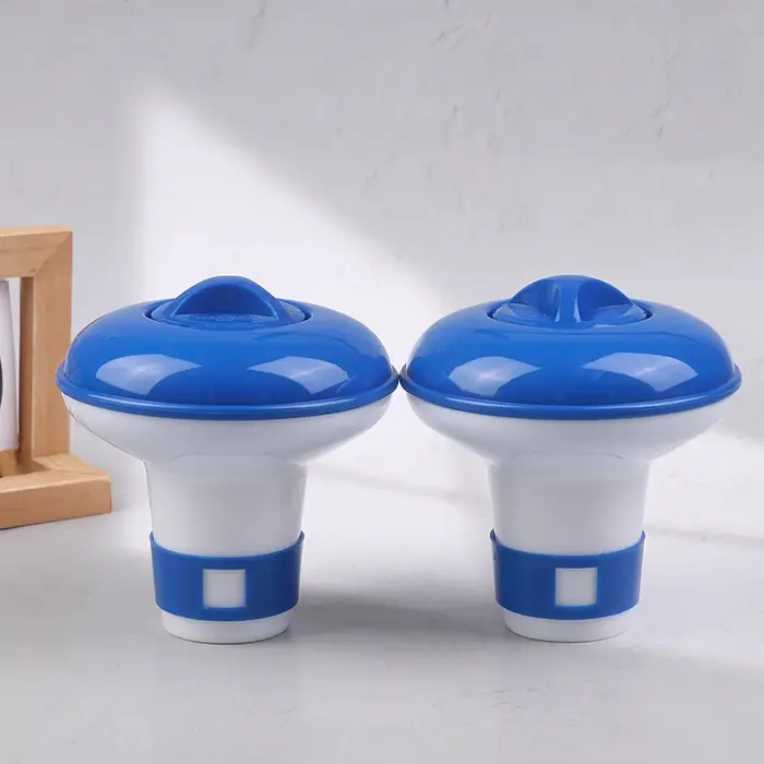 (.) Flotteur distributeur automatique de pastilles de chlore pour piscine et spa, outil de nettoyage durable pour piscine extérieure