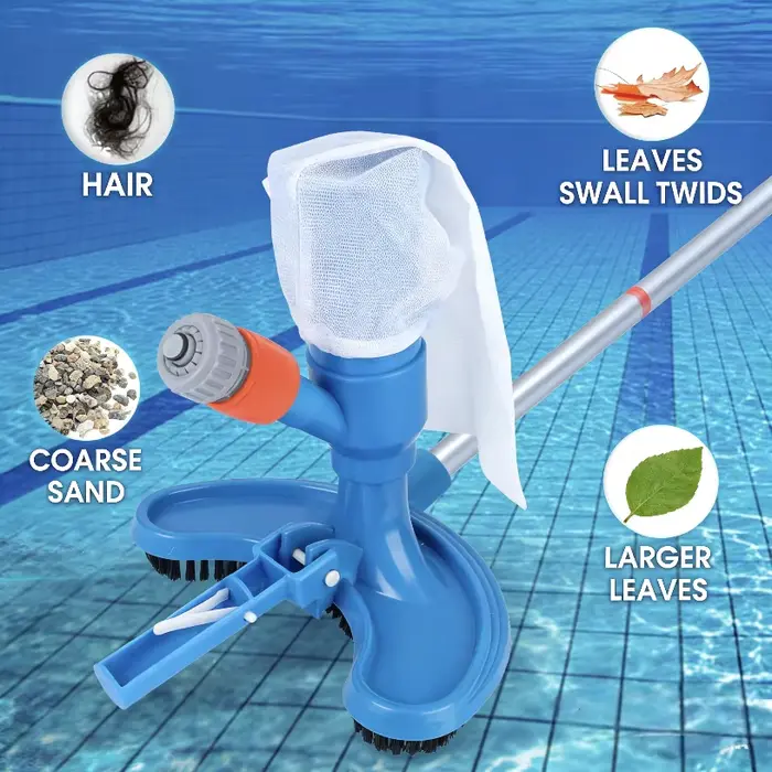 Aspirateur professionnel pour piscine avec brosse