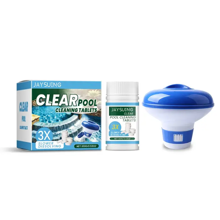 Comprimés effervescents pour piscine, comprimés de chlore à dissolution rapide pour le nettoyage des