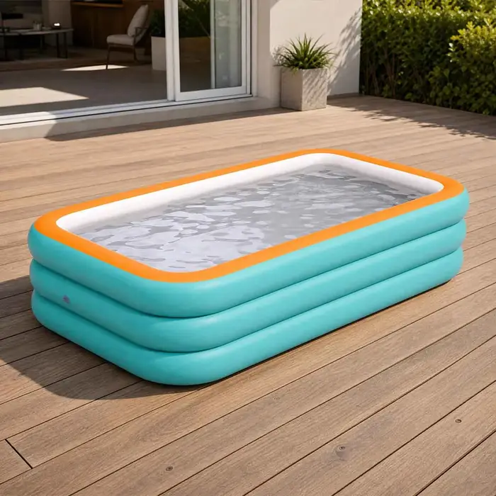Grand ensemble de piscine gonflable