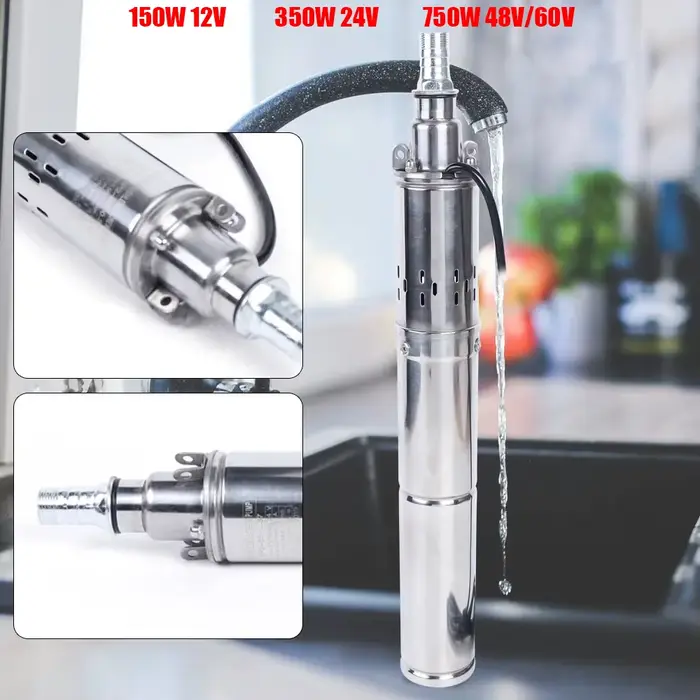 Pompe à eau solaire 150W 350W 750W