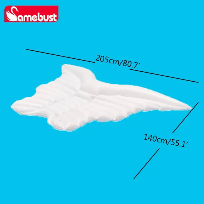 Camebust Flotteurs de piscine gonflables en PVC, forme papillon et ailes d'ange, pour la flottation 
