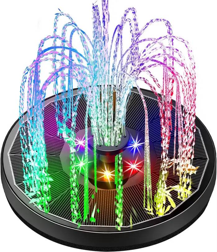 Fontaine solaire pour piscine, bassin, cascade, décoration de jardin, bain pour oiseaux, pompe à eau