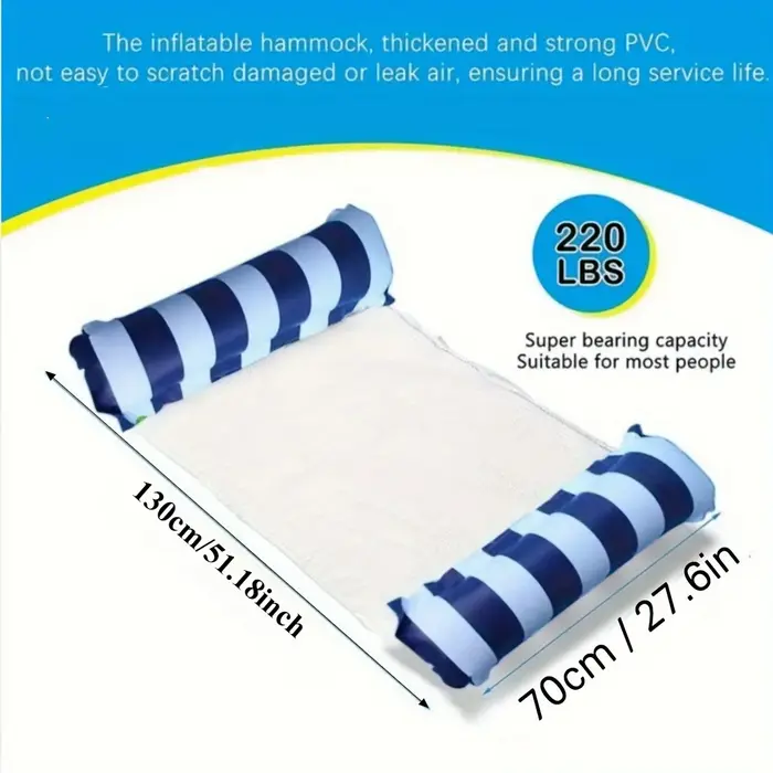 Hamac flottant multi-usage pour piscine