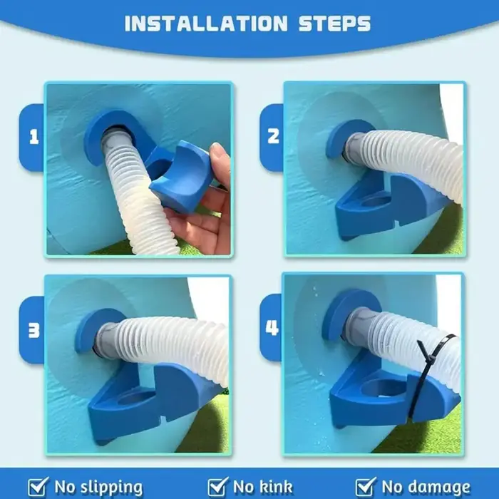 Support de tuyau d'eau de piscine
