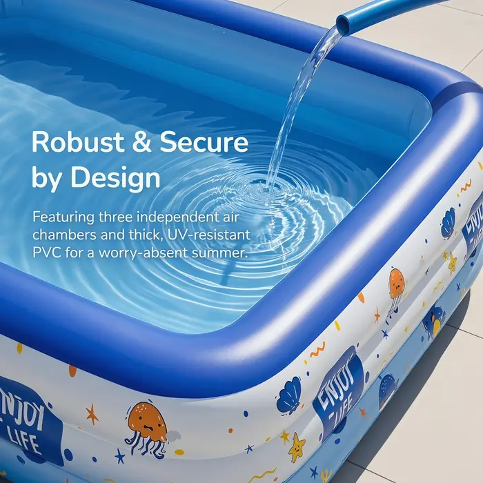 Piscine gonflable familiale de grande taille pour adultes