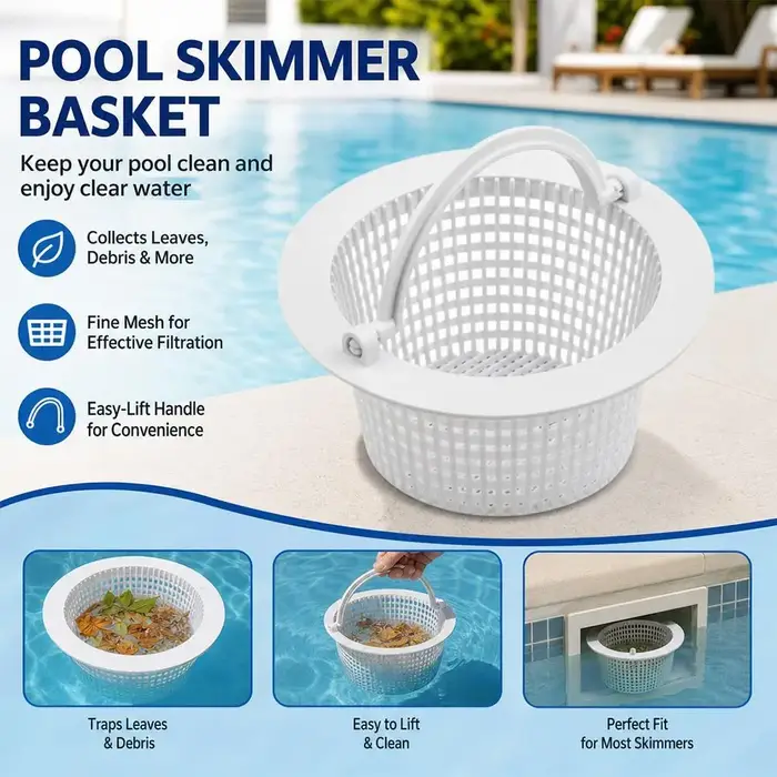 Panier de skimmer pour piscines enterrées