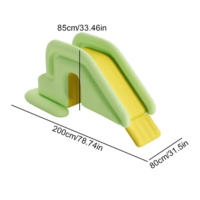 Toboggan aquatique gonflable compact 1 pièce