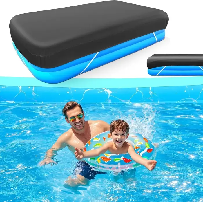 Housse anti-poussière de piscine Oxford 210D, cordon élastique, imperméable à la pluie, protection d