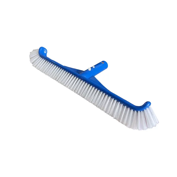 1 brosse de nettoyage de piscine professionnelle de 17,5 pouces - poils angulaires robustes pour pis