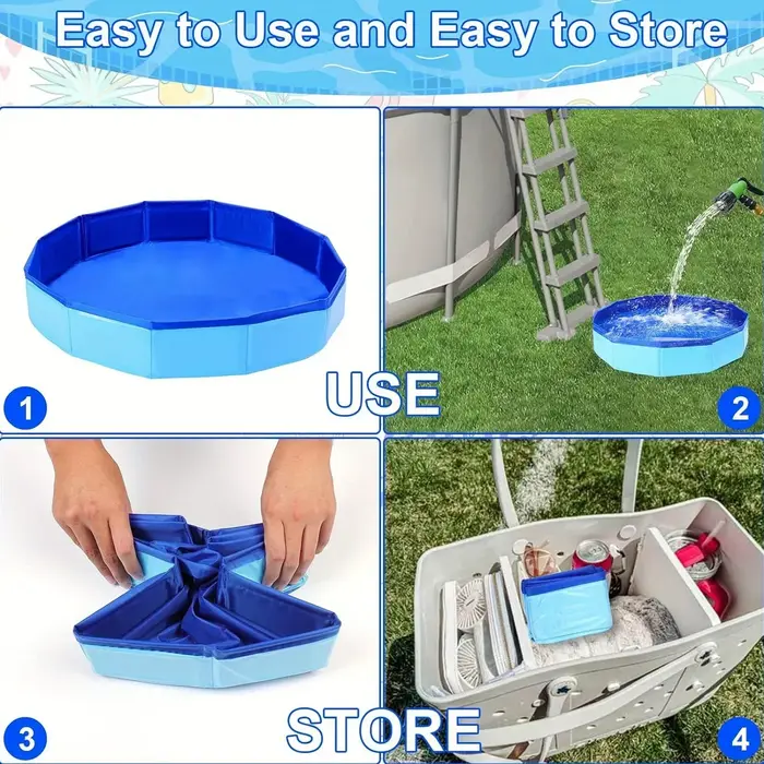 Piscine pliable pour chien