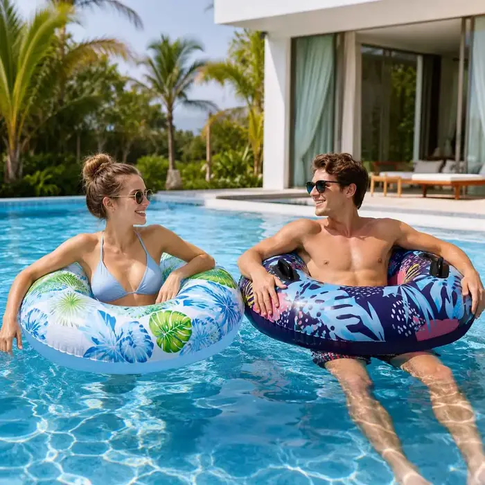 1 pièce de flotteurs et tubes gonflables pour piscine