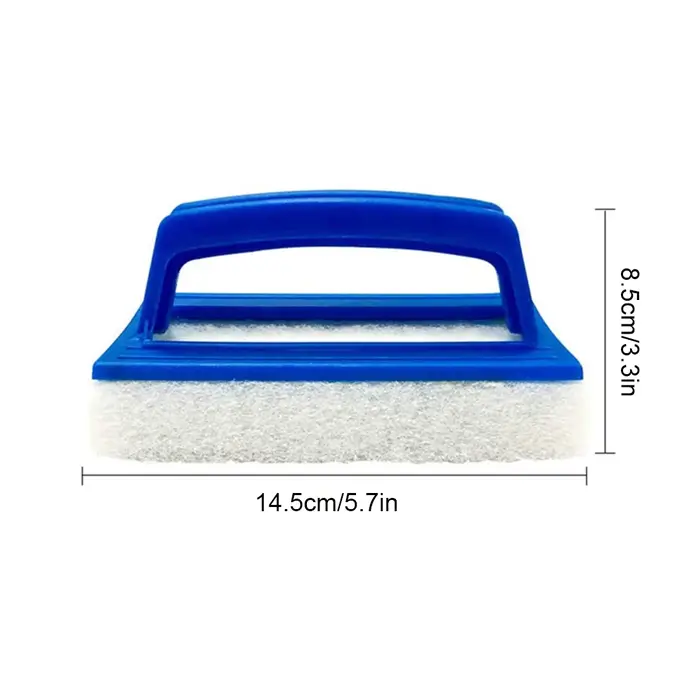 Brosse éponge nettoyeur de piscines avec poignée, brosse éponge de nettoyage de Surface de piscine, 