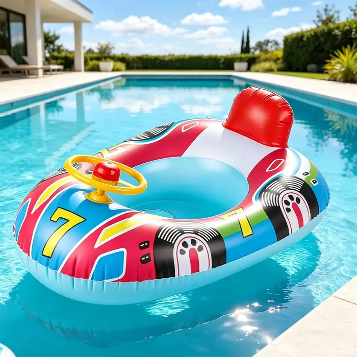 1 flotteur de piscine, bouée gonflable