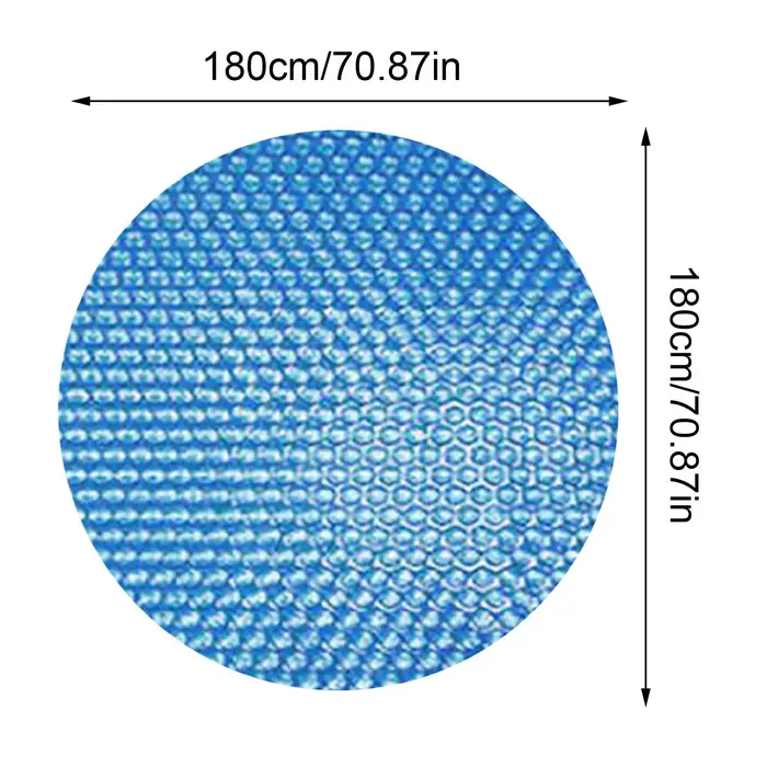 Couverture solaire pour piscine au sol