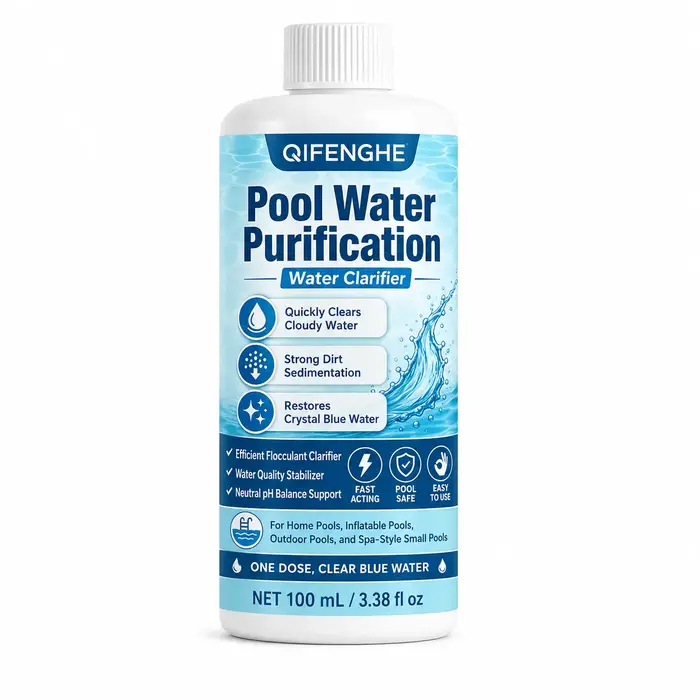 Clarifiant pour piscine pour eau boueuse, piscine domestique, piscine de jardin et piscine pour enfa