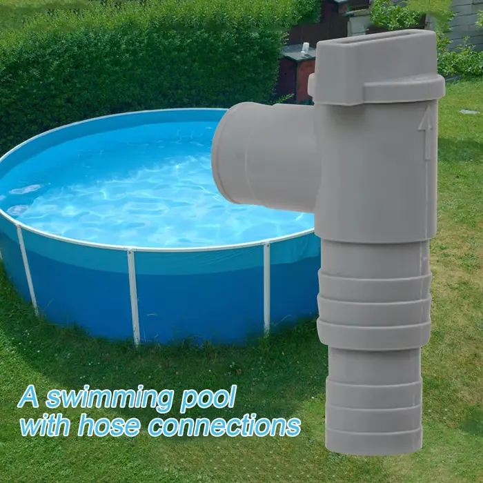 Valve à piston en PVC étanche 32 mm pour piscine hors sol