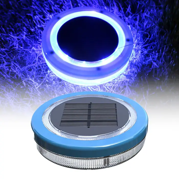 Lumière de piscine flottante solaire