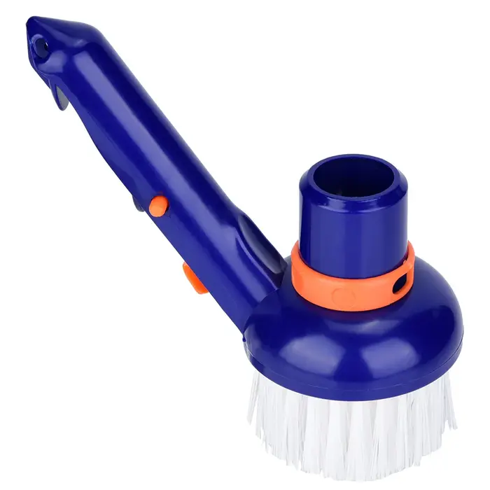Brosse de nettoyage pour les coins et les marches de piscine, brosse aspirante pour piscines, spas e