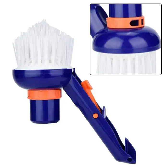 Brosse de piscine à poils en nylon pour piscines hors sol, brosse de nettoyage efficace, durable et 