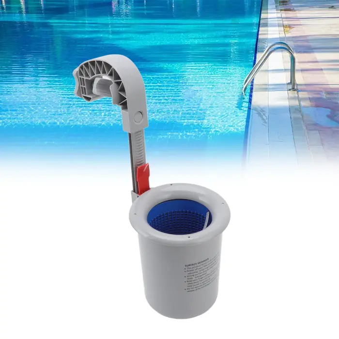 【Nouveau】écumoire de piscine en plastique gris