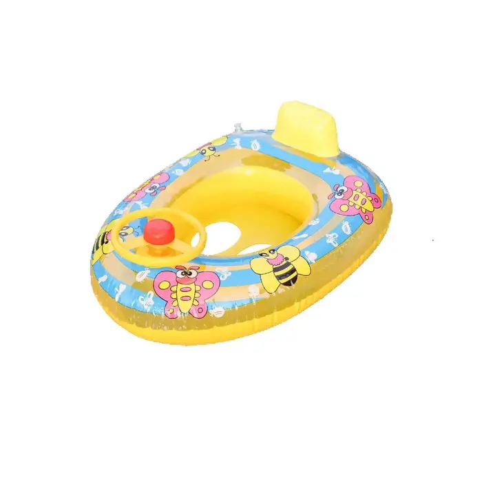 Mini Yacht gonflable pour piscine, anneau de bain d'été, aide à la natation sur la plage et la pisci