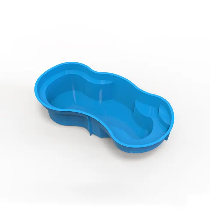 Petite piscine extérieure préfabriquée pour usage familial, résidentiel, commercial, sur mesure