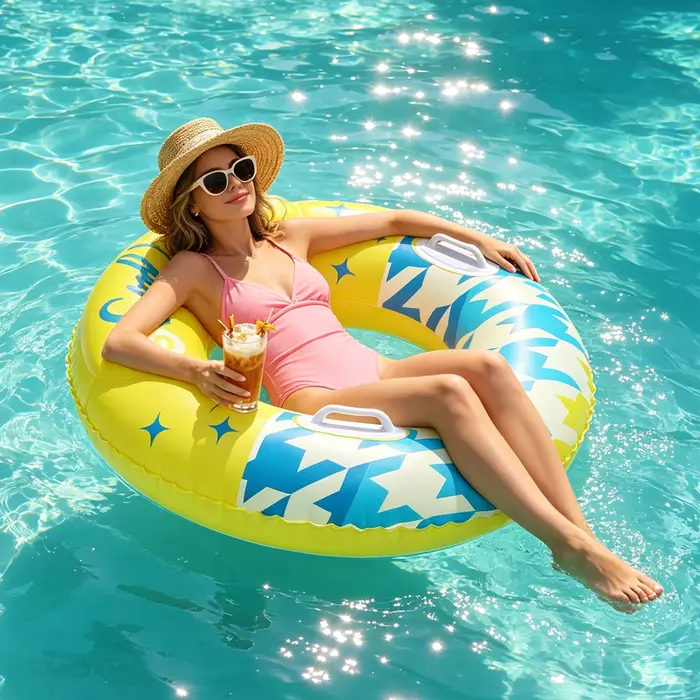 1 pièce Grand flotteur de piscine gonflable pour adultes