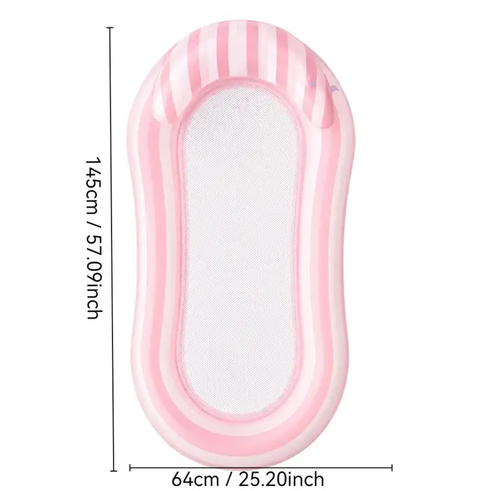 Matelas flottant gonflable pour piscine, hamac aquatique pour adultes, tube de natation, pour l'été,