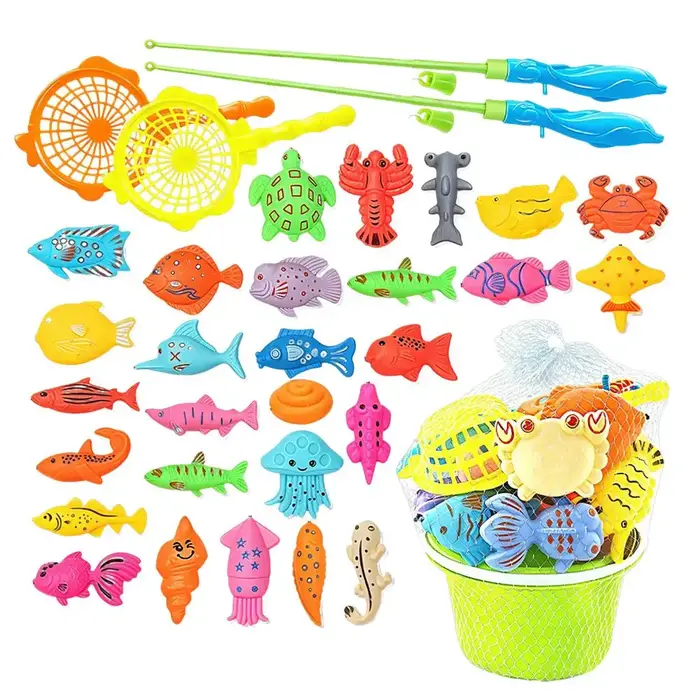Ensemble de pêche magnétique gonflable pour piscine, idéal pour les jeux et autres divertissements, 
