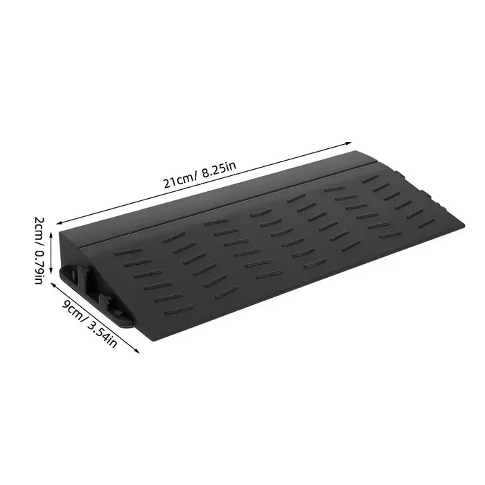 Nouvelle rampe de seuil en plastique durable pour robot aspirateur, idéale pour fauteuils roulants e