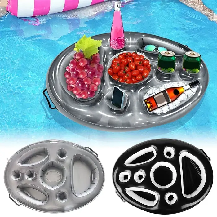 Table de piscine gonflable
