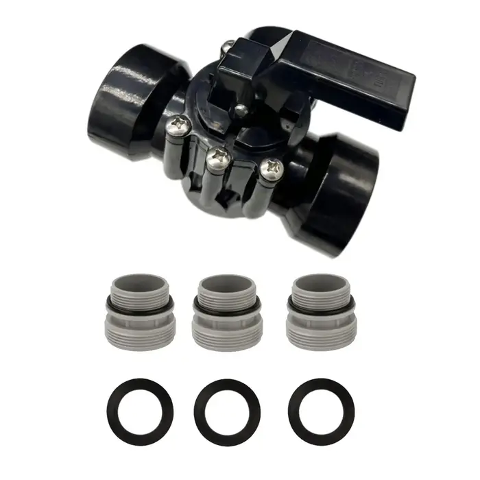 Valve de dérivation à 3 voies, Valve de remplacement pour accessoires de piscine, étang de jardin