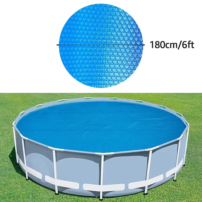 Couverture de piscine solaire pour piscines enterrées et hors sol, ronde et rectangulaire, bulle, ac