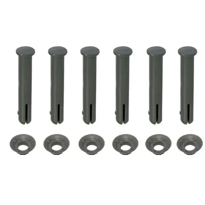 Jeu de broches et joints de remplacement de 60 mm de long pour piscines en acier ProforFor, conçus p