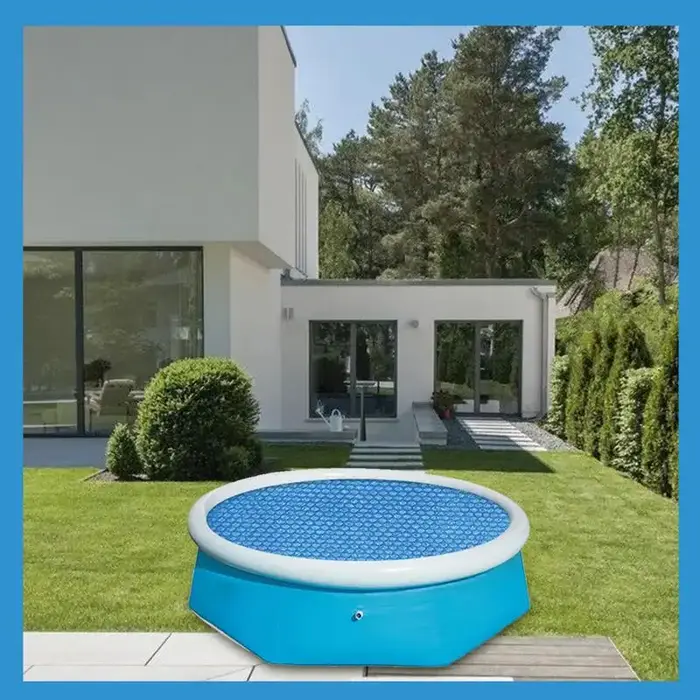 Couverture de piscine solaire de retenue rectangulaire