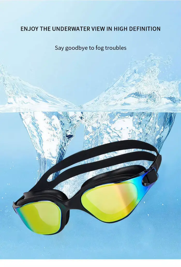 Lunettes de natation unisexes pour adultes