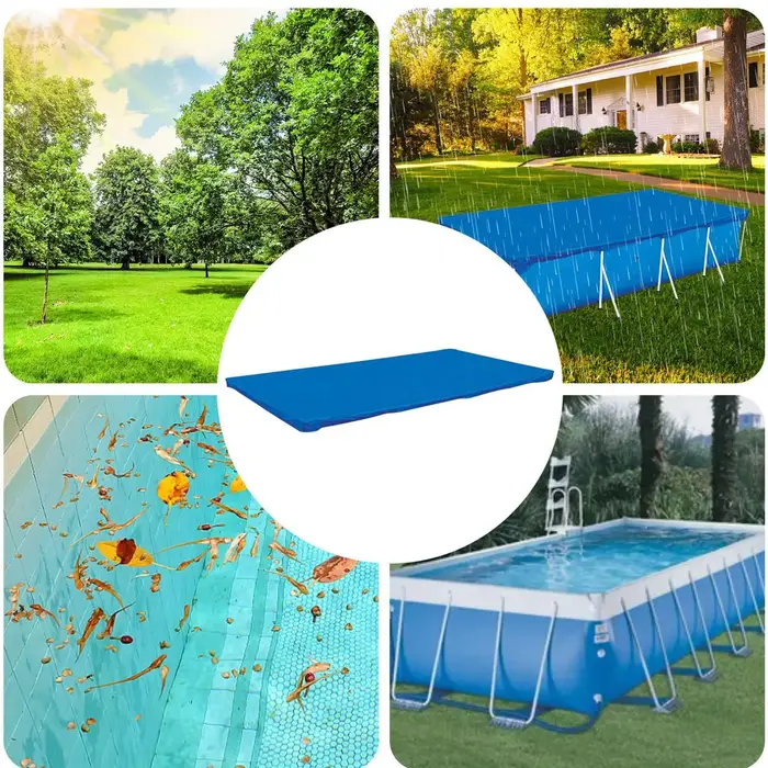 Couverture de piscine solaire rectangulaire 400x211cm