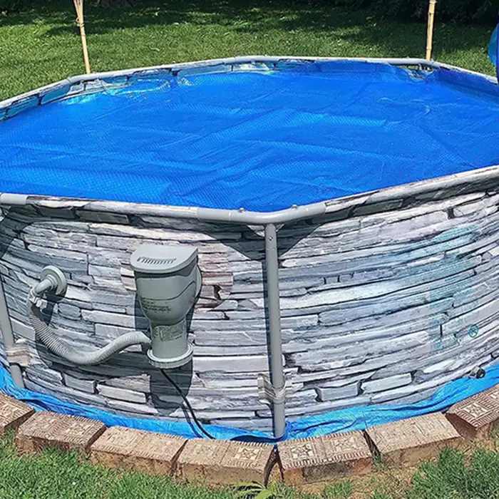 Couverture solaire ronde pour piscine