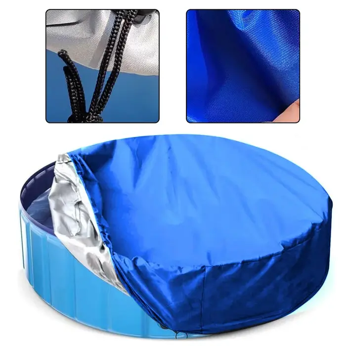 Couverture de piscine ronde pour cour extérieure