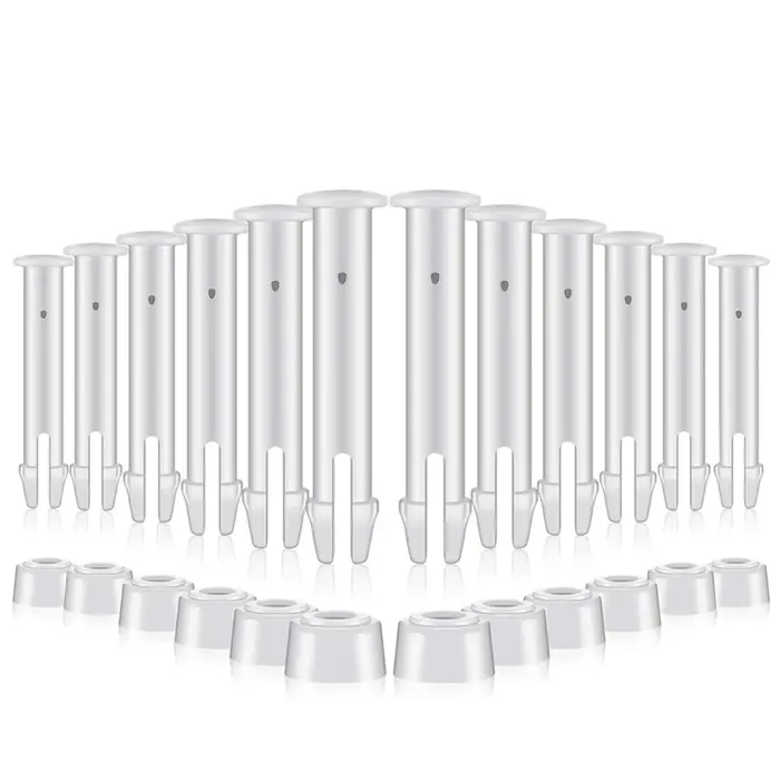 12 packs de broches de raccordement de piscine avec joint en caoutchouc pour pièces de piscine Intex